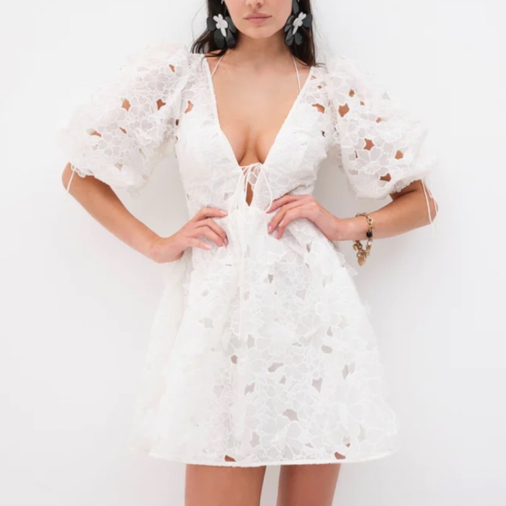 For Love & Lemons Leighton mini dress